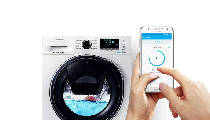 Samsung WW90K6414SW - изглед
